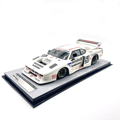 M1 Turbo DRM Salzburgring Winner 1981 #51 1/18 Scale Resin Model Car Birthday Collection Gift Toy Scene Matching