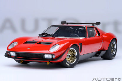 AUTOart 1:18 SCALE  Lamborghini MIURA SVR "JOTA" Car model Static ornament Collect Holiday gift