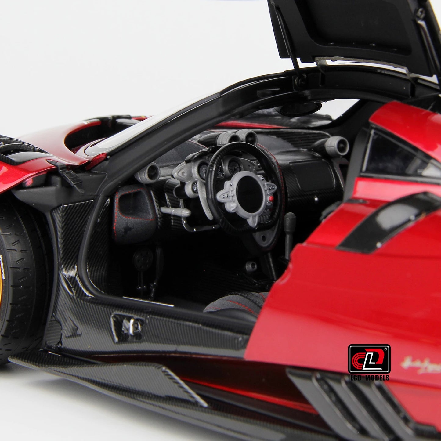 LCD CLD Diecast model 1/18 scale Pagani Imola Metal static decoration Holiday gift collection
