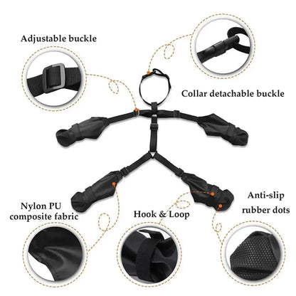 Best Anti-Slip Dog Shoes Pet Paw Protector Dog Rain Booties, Dirty-proof & Anti-fall Dog Outdoor Dog Suspender Sock Shoes