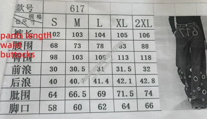 American High Street Straight Leg Jeans Women Metal Ring Hollow Long Jeans Autumn Casual High Waist Pockets Baggy Denim Pants