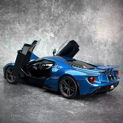 AUTOART 1:18 scale Ford GT ABS material Full Open car model Static Display Holiday gift collection Sports car model