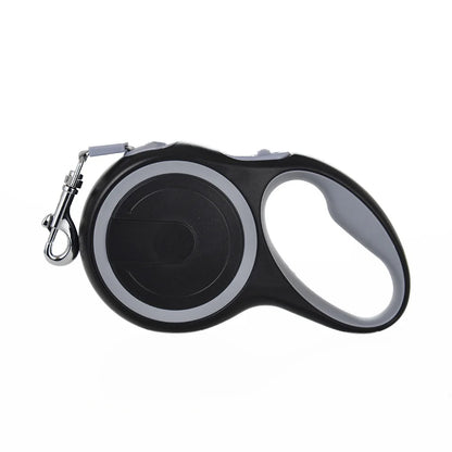 Retractable Pet Leash Automatic Retractable Pet Leash 1 Tow 2 Retractable Double Dog Leash with Flashlight and Bag Dispenser