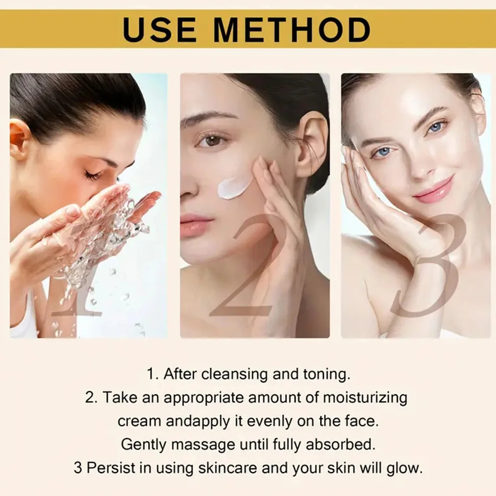 YOUNGCOME Rice washing water moisturizin g face cream, suitable for dry and rough skin, Improves the texture of skin