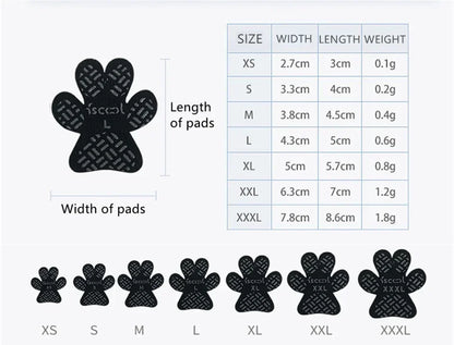 Paw Protectors Dog Anti-Slip Pads Waterproof Self Adhesive Shoes Booties Sock Replacement Foot Patch To Keeps Dogs from Slipping