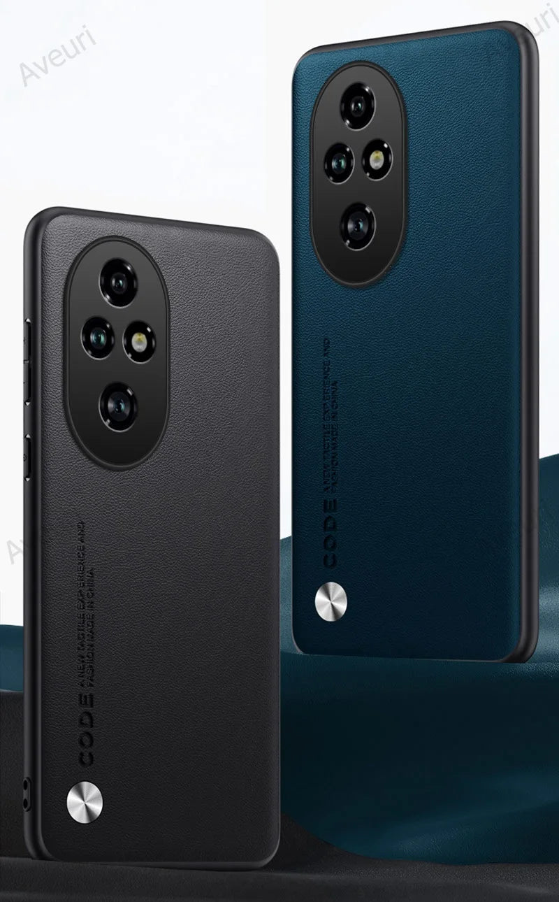 Luxury PU Leather Case For Honor 200 Pro Back Cover Matte Silicone Full Protection Phone Case For Honor 200 Lite 5G Honor200 Pro