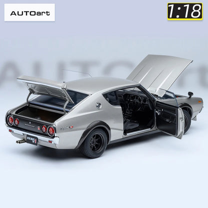 NISSAN SKYLINE 2000 GT-R (KPGC110) TUNED VERSION RS WATANABE WHEEL AUTOart 1/18 Static display model gift collection