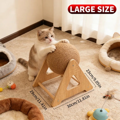 Sisal Cat Scratching Board Cat Claw Grinding Ball Durable Cat Tree Cat Interactive Toy