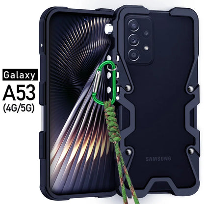 Luxury Aluminum Metal Bumper Case For Samsung Galaxy A54 A53 A15 A25 A35 A52 A52S A55 A72 A73 Case Shockproof Cover Funda Coque