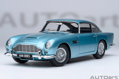 Autoart 1/18 ASTON MARTIN DB5  ABS 007/Goldfinger Bond , door full open sports car model static decoration collection