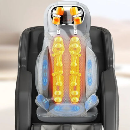 5 Vibrations Waist Hips Electric Back Massager Cervical Massage Chair Seat Cushion for Body Shiatsu Heated Kneading Relaxarion