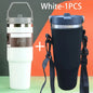 Thermal Water Bottle With Straw Outdoor Sport Coffee Cup Car Insulated Cup Tumbler Vacuum Flask Travel Thermal Mug 20oz/30oz