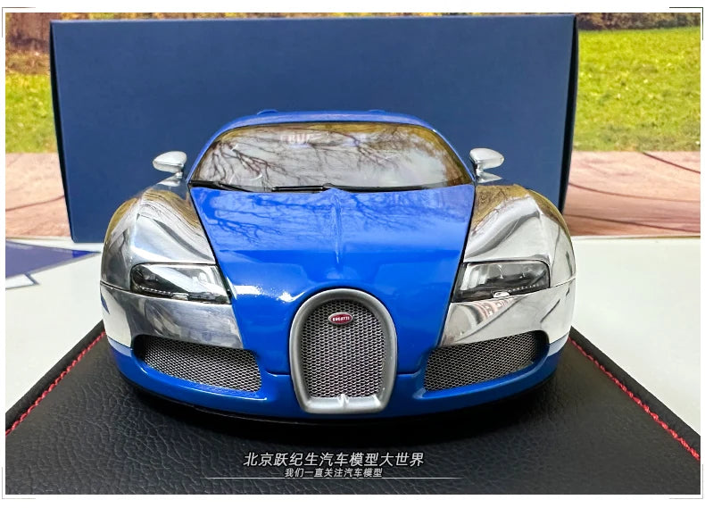 AUTOART 1:18 Bugatti  Veyron Sports car alloy car model plated interphase  Personal collection gift Compan