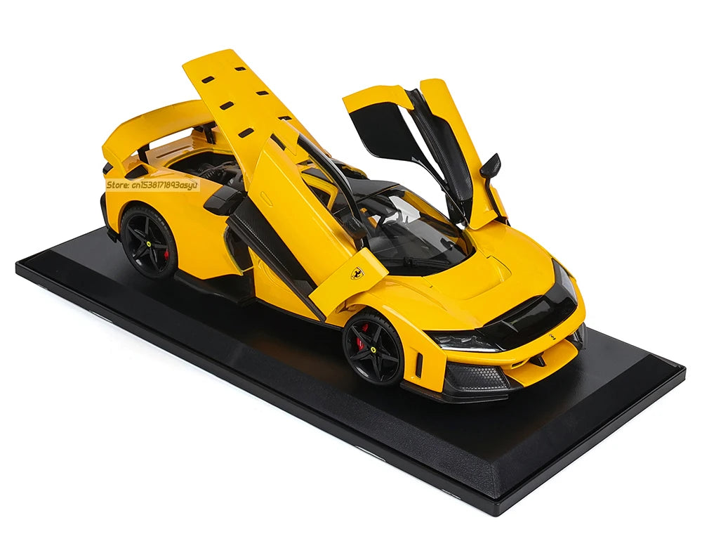 Bburago 1:18 2004 Ferrari F80 Alloy Car Model Vehicle Toy Collection Gift Multiple Exquisite interior die-casting toys