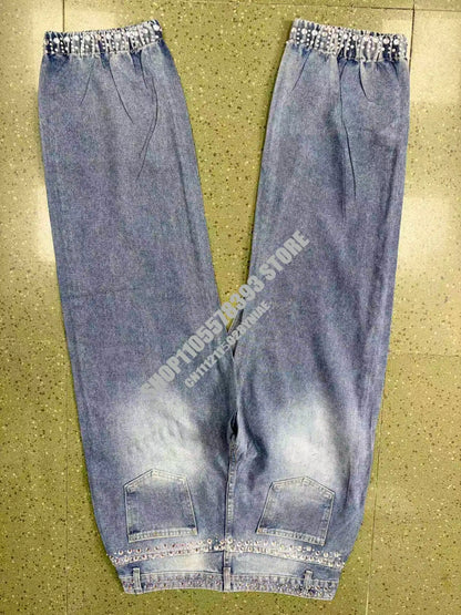 Fashion Women's Low Rise Denim Jeans Sexy Design 2026 New Summer Loose Fit Casual Trousers Universal Natural Waist Light Fold