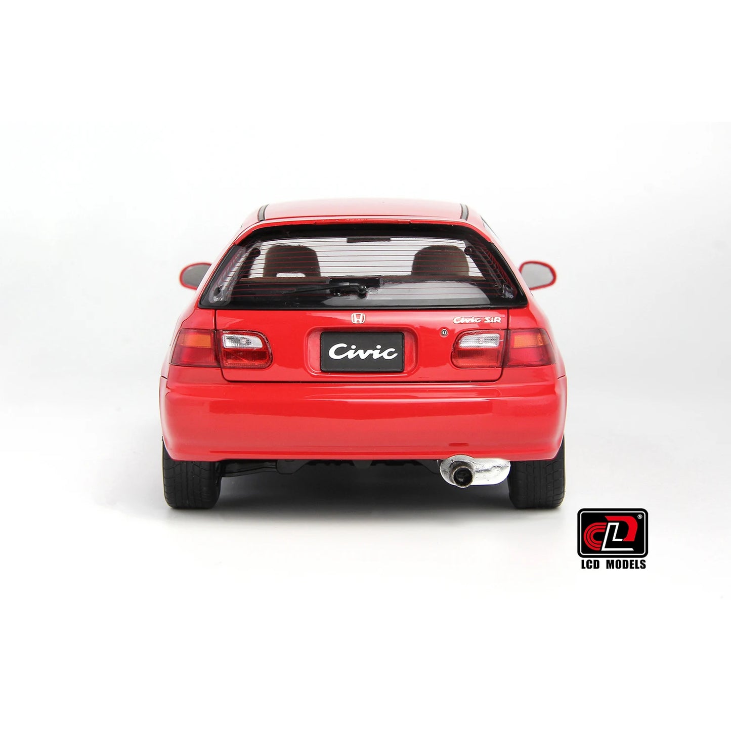 LCD 1/18 Car Model Honda Civic Mk5 EG6 Car Model Simulation Model Diecast Model Collect Ornaments Boy Custom Birthday Toy Gift
