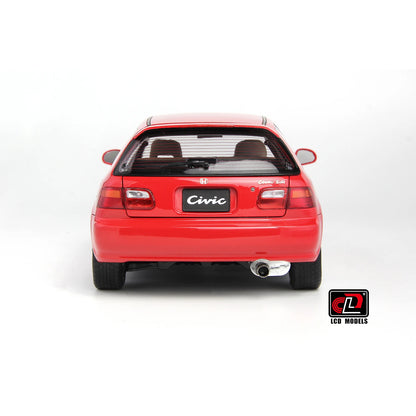 LCD 1/18 Car Model Honda Civic Mk5 EG6 Car Model Simulation Model Diecast Model Collect Ornaments Boy Custom Birthday Toy Gift