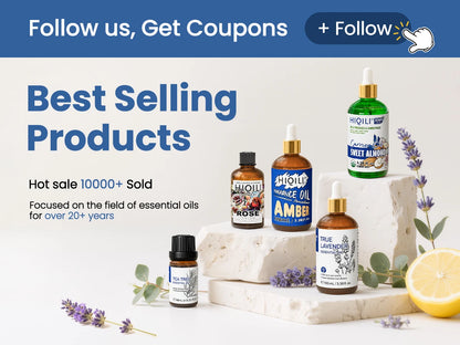 HIQILI 100% Tea Tree Essential Oil 100ml for Aromatherapy Massage DIY Beauty Skin Hair Relaxation Lavender Ginger Sandalwood