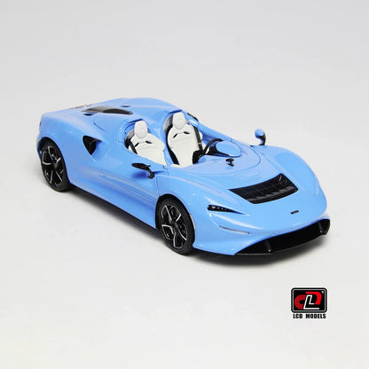 LCD Diecast car model 1:18 McLaren ELVA car model metal static display collection