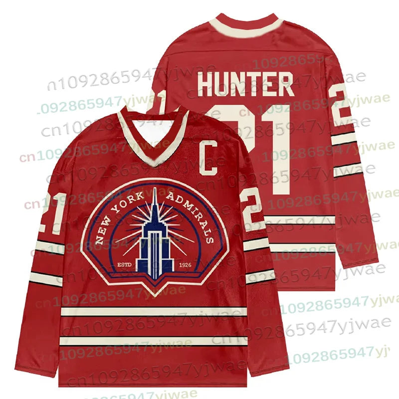 2026 New Heated Rivalry Hockey Jersey Sportwear Women Men Fashion Long Sleeves T-shirt Oversize V-neck Tshirt Men's Clothing