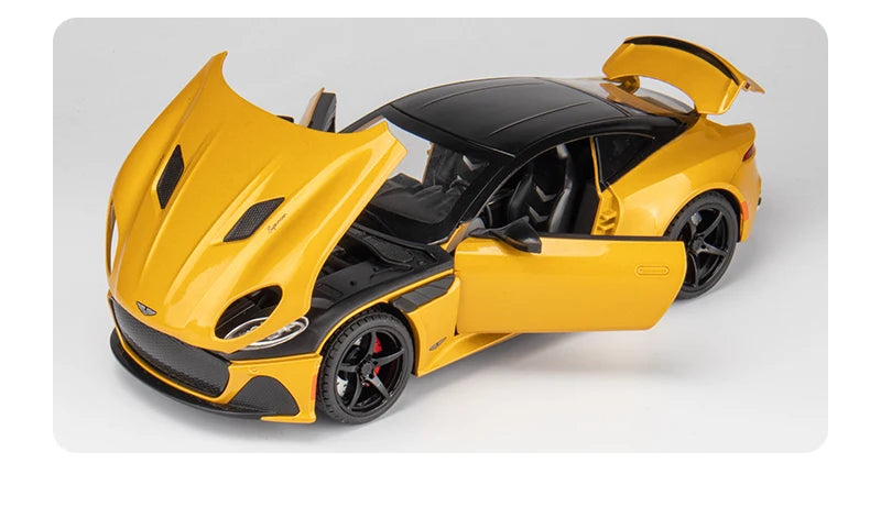Aston Martin DBS Superleggera 1:24 Alloy Sports Car Diecasts & Toy Vehicles Metal Car Model Simulation Collection Toys Gift