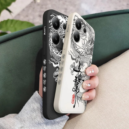 Good Luck Dragon Phone Case For Xiaomi Redmi Note 15 Pro Plus 15 15C 4G 5G Silicone Cover