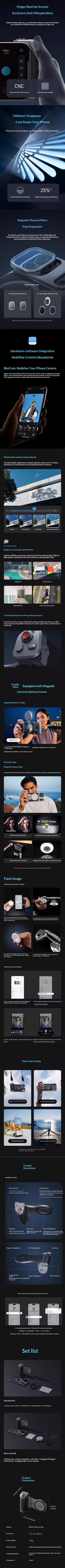 Telesin is suitable for iPhone 17 Pro/Max Master Mobile Imaging Photography Set