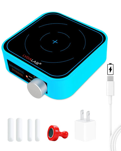 Mini Magnetic Stirrer, 3000ml  Stirrers for Low Viscosity Liquid, No Heating Basic/Rechargeable 3000RPM