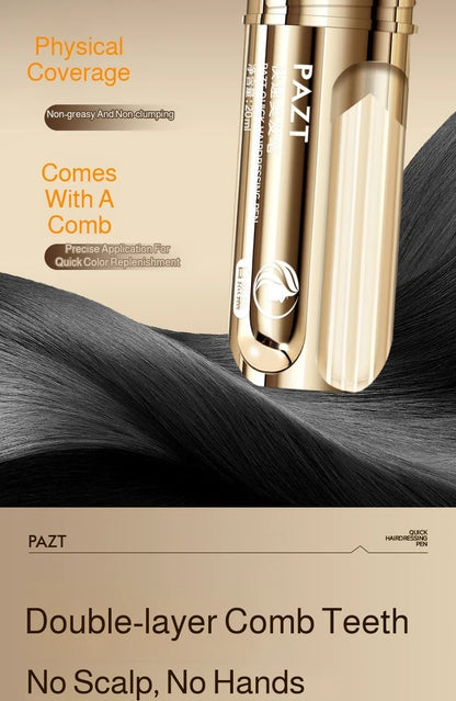 Disposable Hairdressing Pen Quick Hair Styling Hair Dye Comb Instant Gray Coverage Hair Color No Scalp Damage Hair Dye Stick
