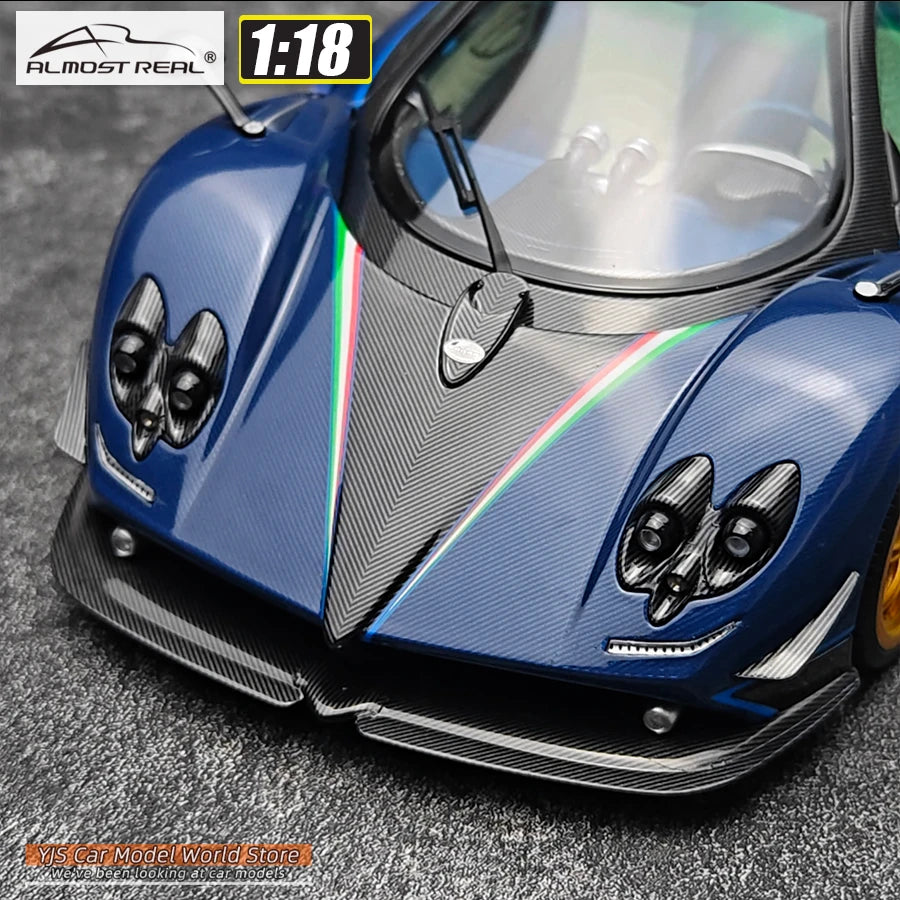 Almost Real diecast model 1:18 Pagani Zonda Tricolore - 2010  car model alloy collection gift to friends and family