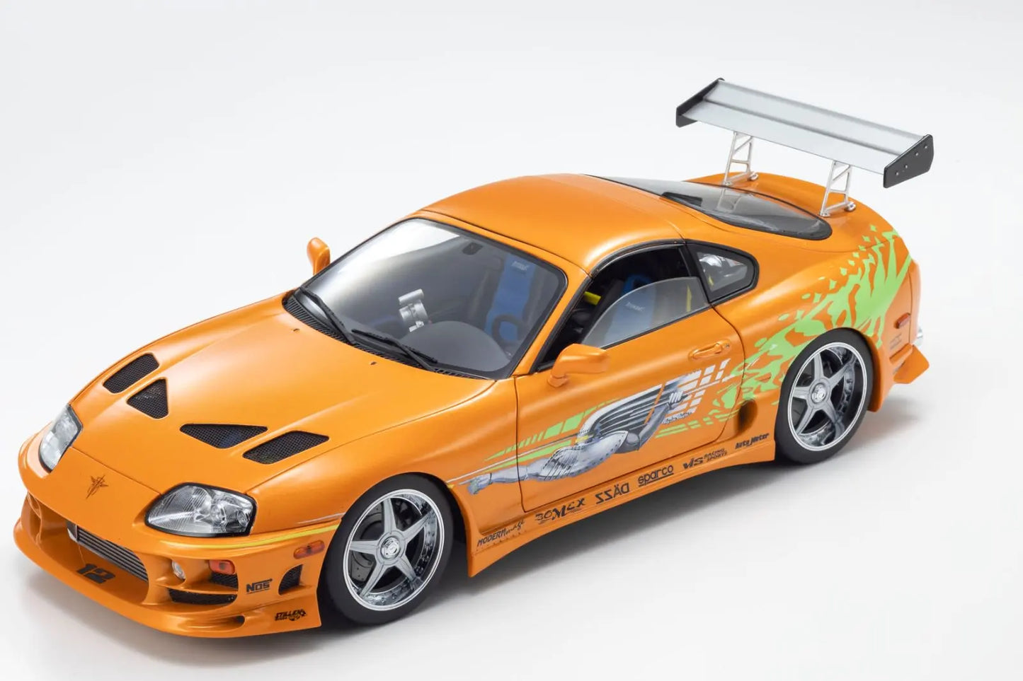 KYOSHO  1/18 Scale Diecast Collection  Dodge Charger R/T 1970 Toyota Supra Turbo - Static car model - Collection - Display piece