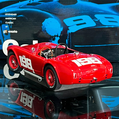 Exoto 1:18 AC Cobra 260 Shelby #198 1963 Simulation Limited Edition All Open Alloy Metal Static Car Model Toy Gift