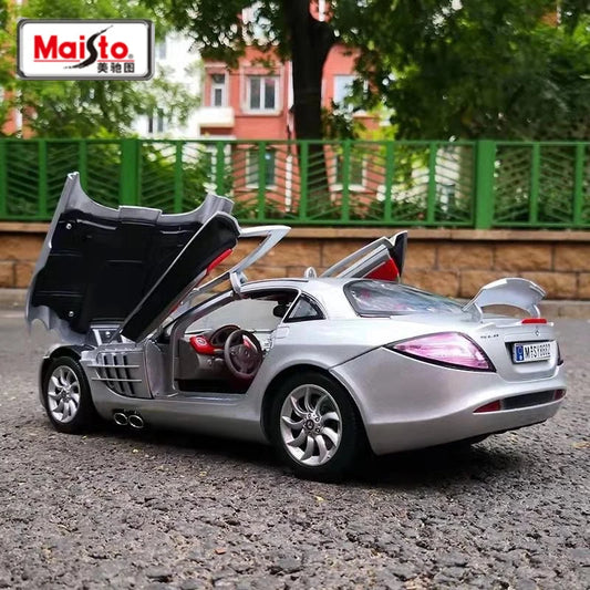 Mercedes-Benz SLR McLaren 1:18 Alloy Car Model Diecasts Metal Toy Sports Car Model Simulation Collection Gifts