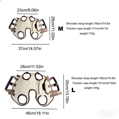 Single shoulder crossbody bag for small and medium dogs, multi-functional pet carrier for walking