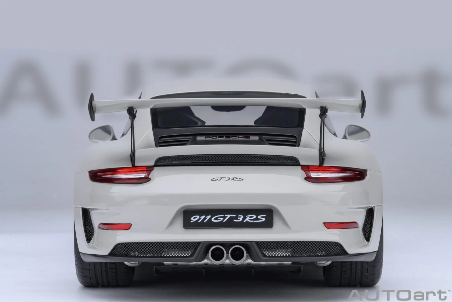 AUTOART 1/18 Scale New Porsche 911 (991.2) GT3 RS Weissach Package Car model Sports car Static collection