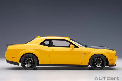 AUTOart 1/18 Dodge Challenger SRT 2023 Hellcat Widebody 2018 Car model Static model sports car birthday gift