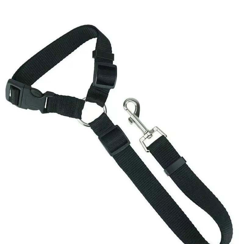 Adjustable Pet Cat Dog Car Seat Belt Pet Seat Vehicle Dog Harness Lead Clip Safety Lever Traction Dog Collars Dog Accessoires