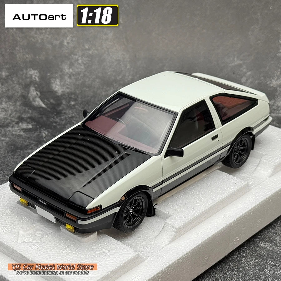 AUTOART 1:18 TOYOTA SPRINTER TRUENO AE86 30th ANNIVERSARY car model Static alloy car model collection gift