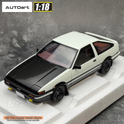 AUTOART 1:18 TOYOTA SPRINTER TRUENO AE86 30th ANNIVERSARY car model Static alloy car model collection gift