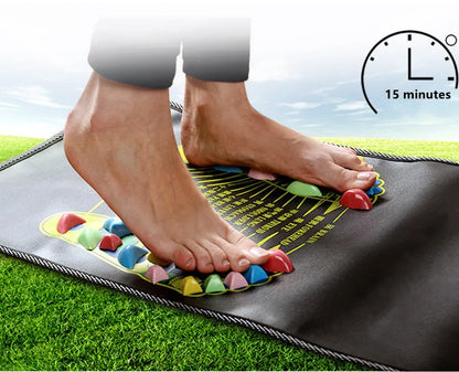 Massage Cushion Simulation Cobblestone Foot Leg Pad Pain Relief Relaxing Massage Mat Healthcare Acupressure Mat Foot Massager
