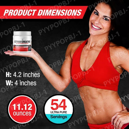 Micronized Creatine Monohydrate Powder, 99.99% Pure Creapure for Muscle Growth, Strength & Performance, Supports Muscle Recover