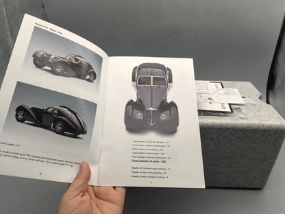 Autoart 1:18 57SC Atlantic 1938 Black Simulation Limited Edition All Open Alloy Metal Static Car Model Toy Gift
