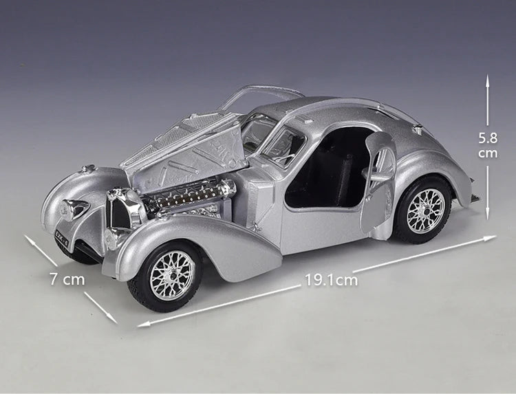 Bburago 1:24 Bugatti Atlantic 1936 Alloy Car Diecasts & Toy Vehicles Car Model Miniature Scale Model Car For Children