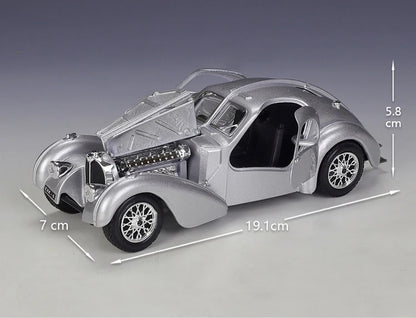 Bburago 1:24 Bugatti Atlantic 1936 Alloy Car Diecasts & Toy Vehicles Car Model Miniature Scale Model Car For Children