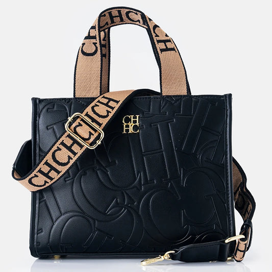 CH Fashion Monogram Print High Quality Metal Logo Casual Light Luxury Brand Designer New Women's Handbag