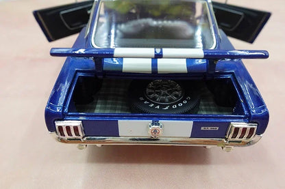 1:18 Diecast Cobra Shelby 1966 GT 350 Alloy Full Open Car Model Vehicles Car Boys Toy Gifts Collection