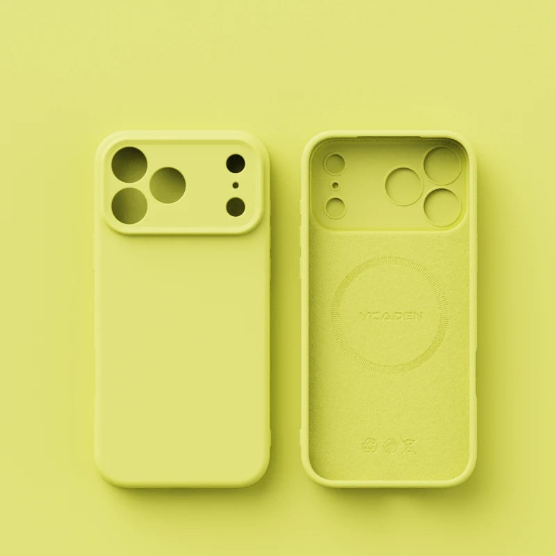 Official Liquid Silicone Magnetic Case For iPhone 17 Air 16 Plus 15 14 13 12 Pro Max  For Magsafe Wireless Charge Matte Cover