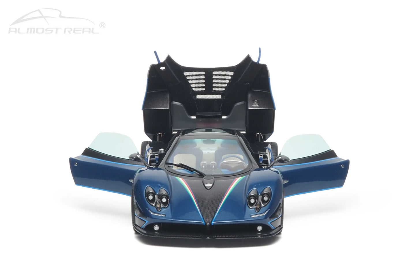 Almost Real diecast model 1:18 Pagani Zonda Tricolore - 2010  car model alloy collection gift to friends and family