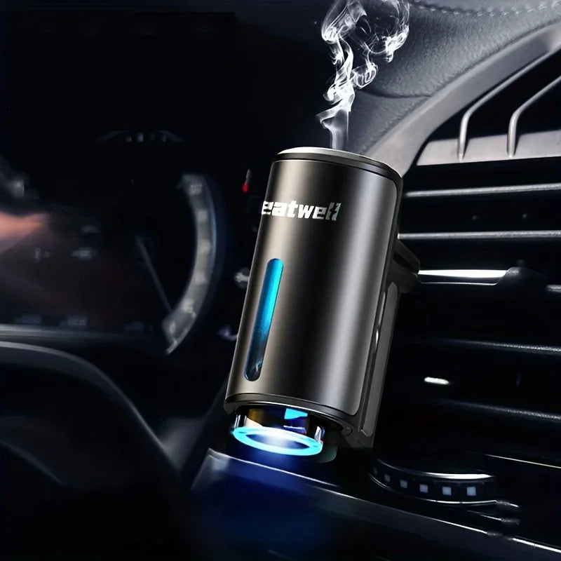 Smart Car Air Aromatherapy Diffuser, Fragrance Car Air fresheners with Six Adjustable, Humidifier Essential Oil Diffuser
