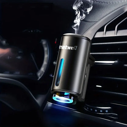 Smart Car Air Aromatherapy Diffuser, Fragrance Car Air fresheners with Six Adjustable, Humidifier Essential Oil Diffuser